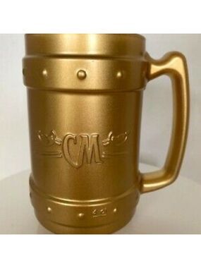 VINTAGE CM Pasabahce Gold Coated Mugs